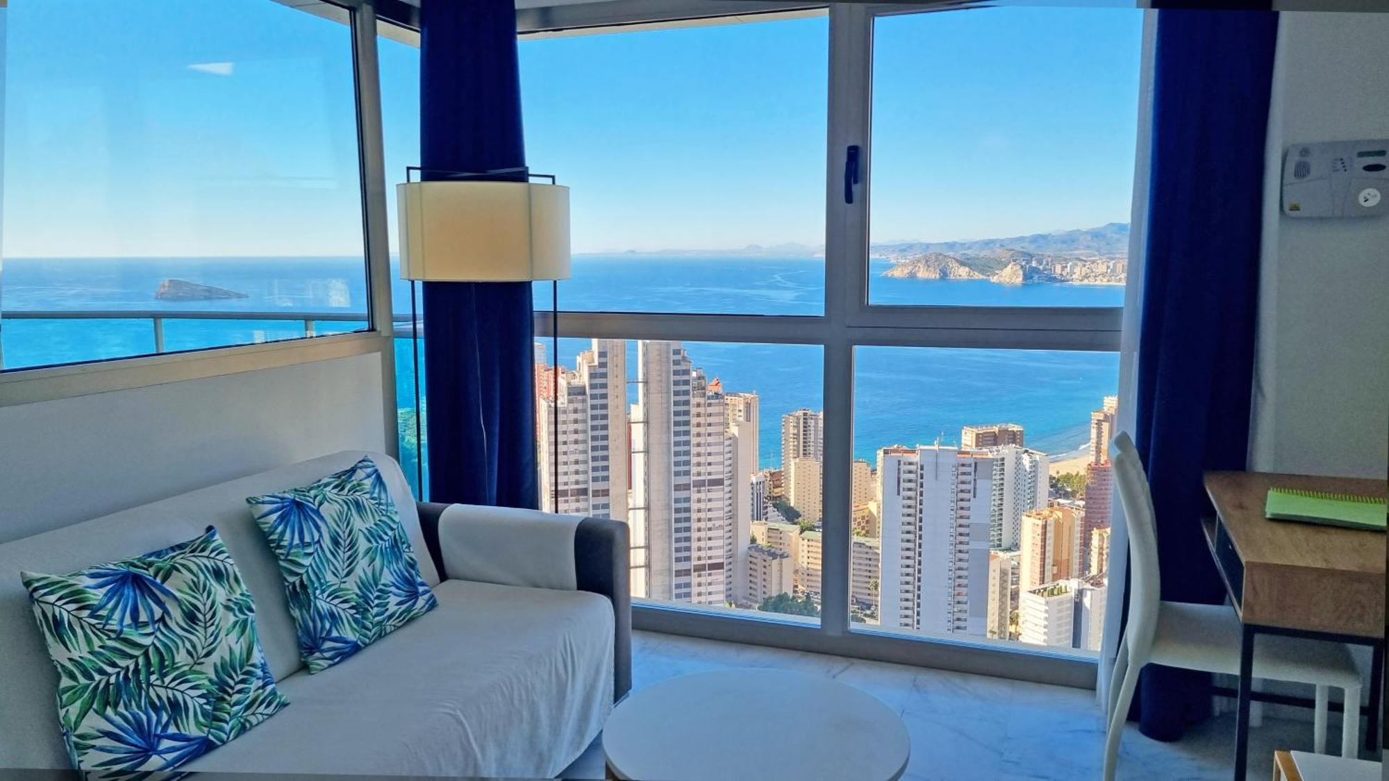 Highrise Apartment With Private Terrace & Sea Views - 34Th Floor Benidorm Eksteriør bilde
