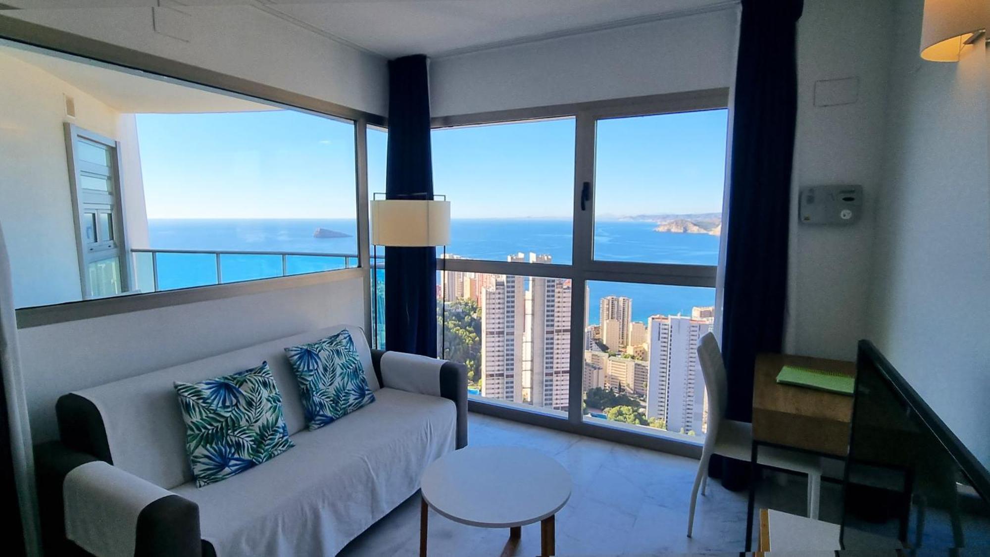 Highrise Apartment With Private Terrace & Sea Views - 34Th Floor Benidorm Eksteriør bilde