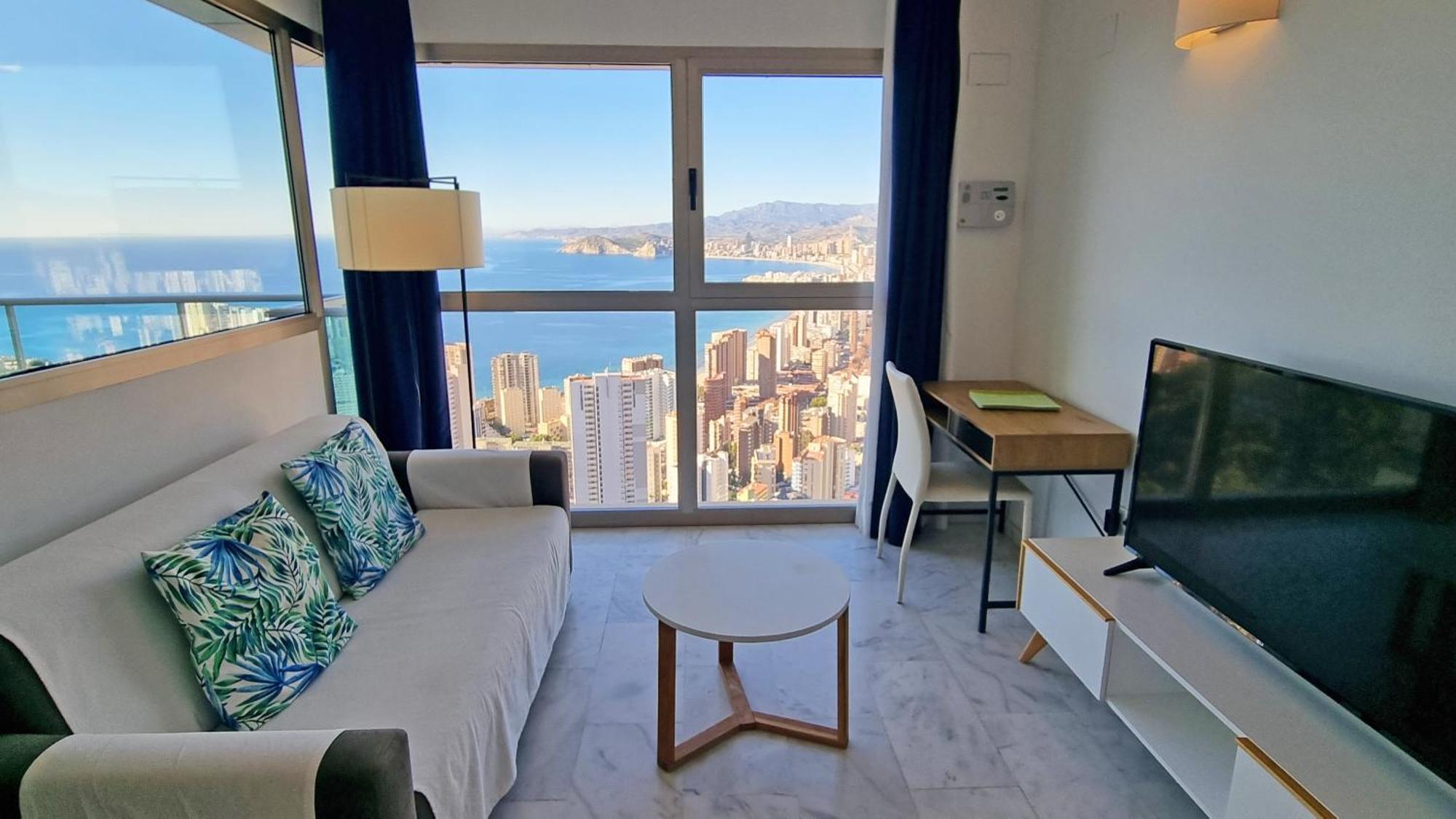 Highrise Apartment With Private Terrace & Sea Views - 34Th Floor Benidorm Eksteriør bilde