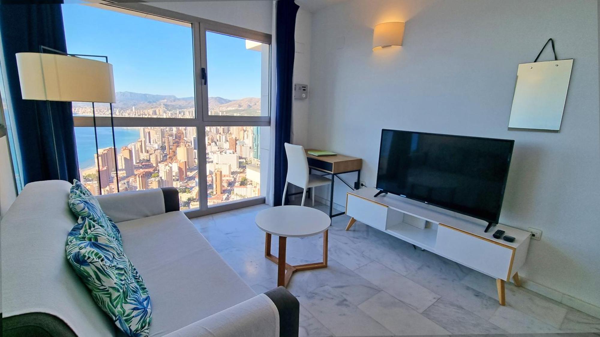 Highrise Apartment With Private Terrace & Sea Views - 34Th Floor Benidorm Eksteriør bilde