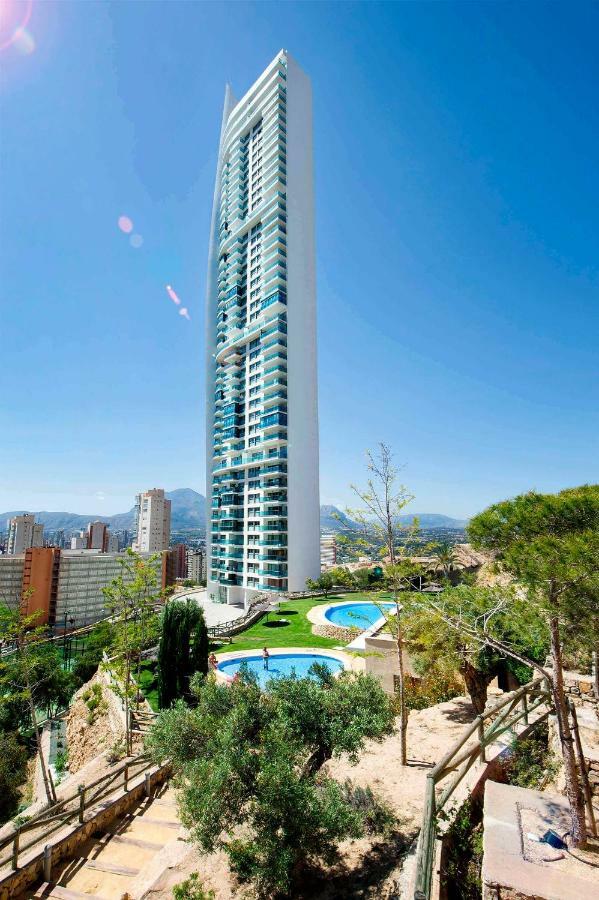 Highrise Apartment With Private Terrace & Sea Views - 34Th Floor Benidorm Eksteriør bilde