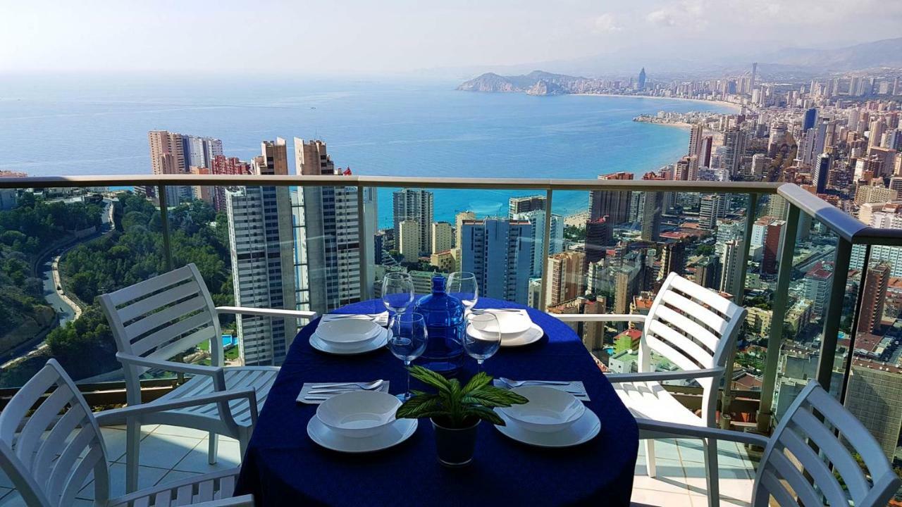 Highrise Apartment With Private Terrace & Sea Views - 34Th Floor Benidorm Eksteriør bilde