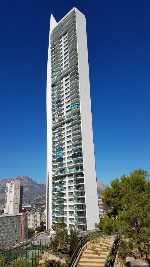 Highrise Apartment With Private Terrace & Sea Views - 34Th Floor Benidorm Eksteriør bilde